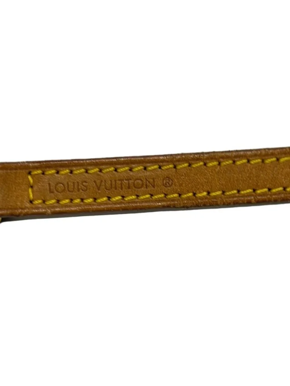 Louis Vuitton Shoulder Strap Vachetta Leather Beige